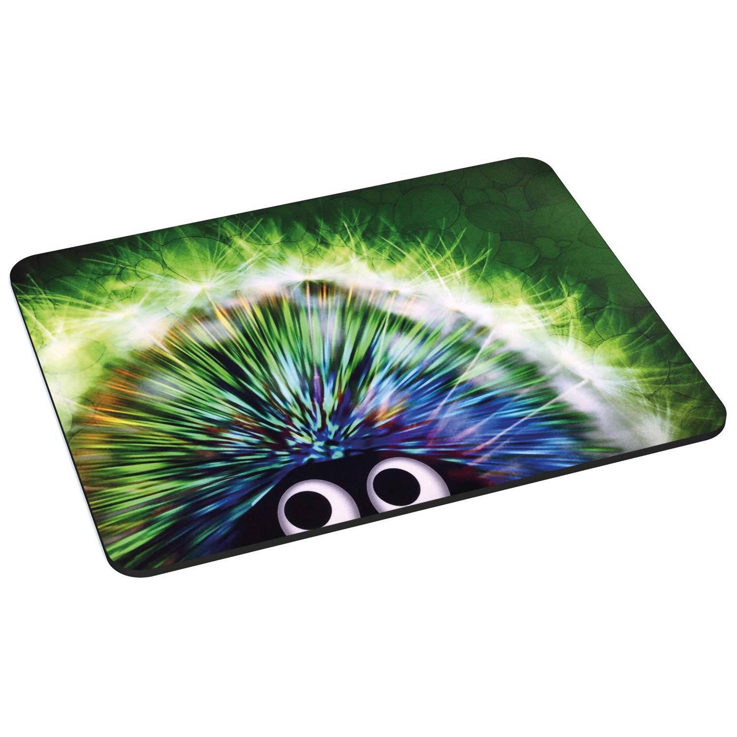 PEDEA Design Mouse Pad, Green Hedgehog