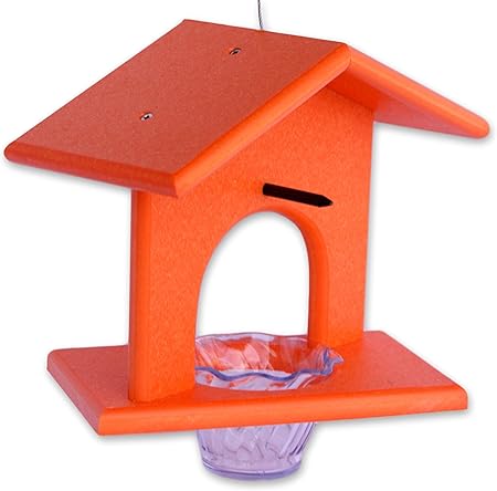Amazon Com Amish Made Oriole Bird Feeder Eco Friendly Poly Wood