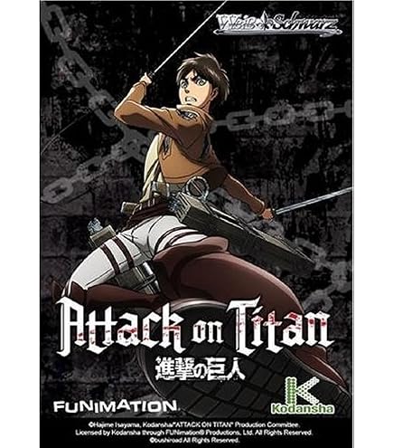 Amazon.com: Attack on Titan Weiss Schwarz Final Season Supply Set : Toys &  Games