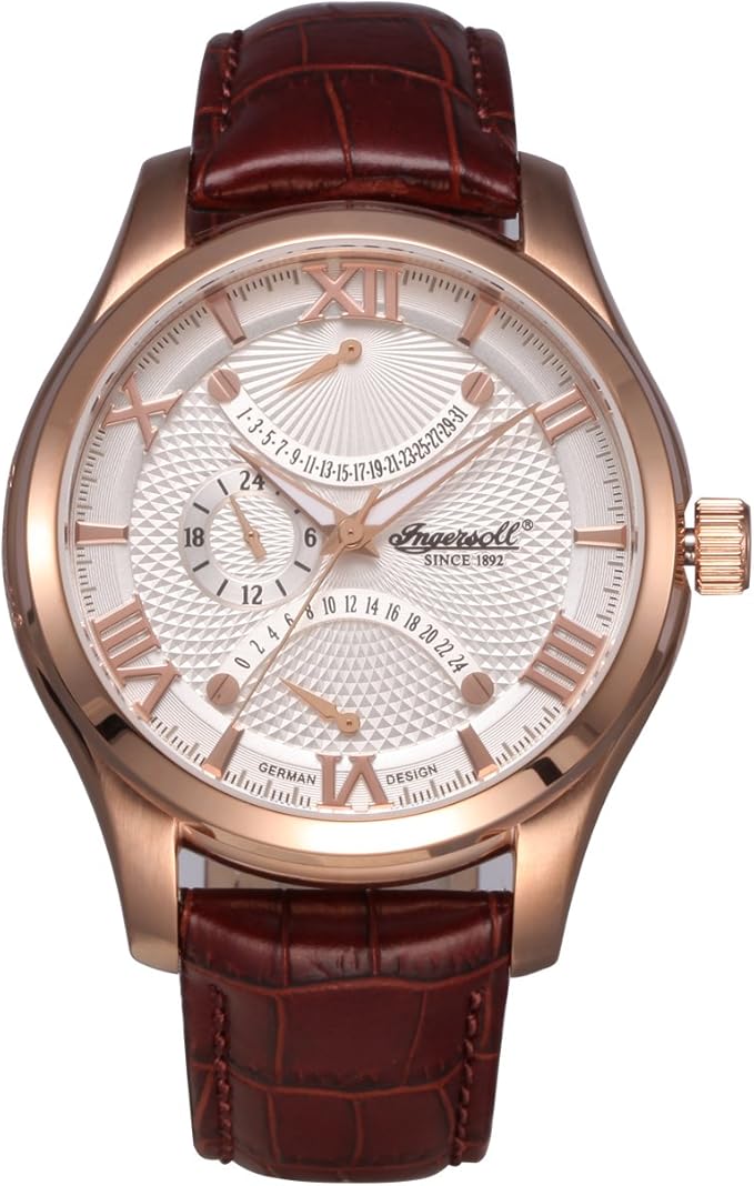 Ingersoll Quartz Burlington Men's Quartz Watch with Silver Dial