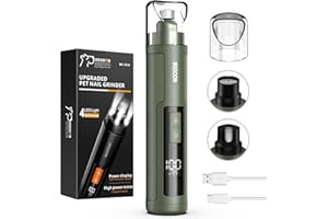 IREDOON Dog Nail Grinder Upgraded - Professional 3-Speed Super Quiet and Low Vibration Electric Pet Nail Grinder with 4 LED Lights - Painless Paws Grooming & Smoothing for Small to Large Dogs (Green)