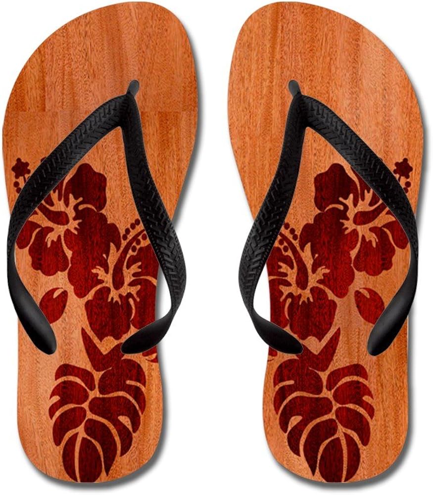 hibiscus flip flops
