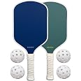 Recess Pickleball Starter Set – 2 Paddles & 4 Bälle, Leicht Mit Wabenkern & Komfortgriff