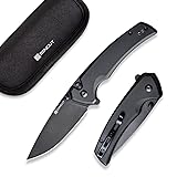 SENCUT Button Lock Pocket Knife for EDC, Serene