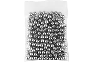 Yosoo Health Gear Bearing Balls, 200pcs 6.35mm Gcr15 Steel G10 Precision Balls ±0.002mm Tolerance for Hardware Tools Electric