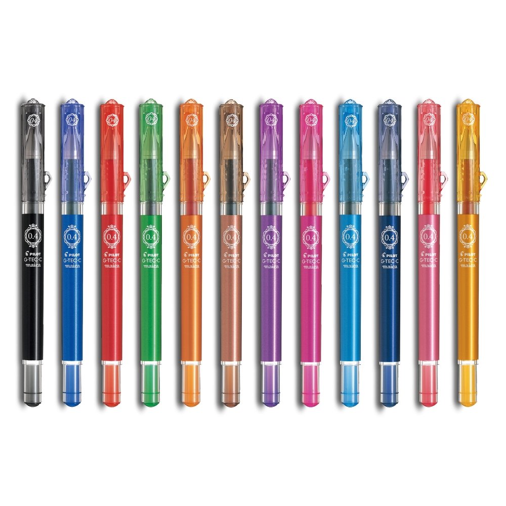 Pilot G-TEC-C Maica Set of 12 Colour Mix