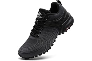 Unitysow Men's Hiking Shoe Outdoor Trail Running Shoes Lightweight Breathable Trekking Sneakers Athletic Tennis Cross Trainin