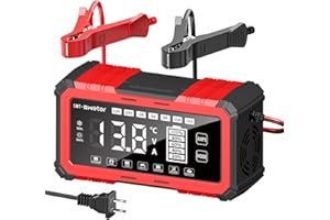 Battery Charger 16-Amp 12V/24V Smart Trickle Charger for Car - Battery Maintainer Trickle Charger, and Automotive Battery Cha