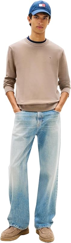 TJM Slim Ess Light Sweater Ext DM0DM22853 Pull Pull Gris (Ivy Mink), XXL