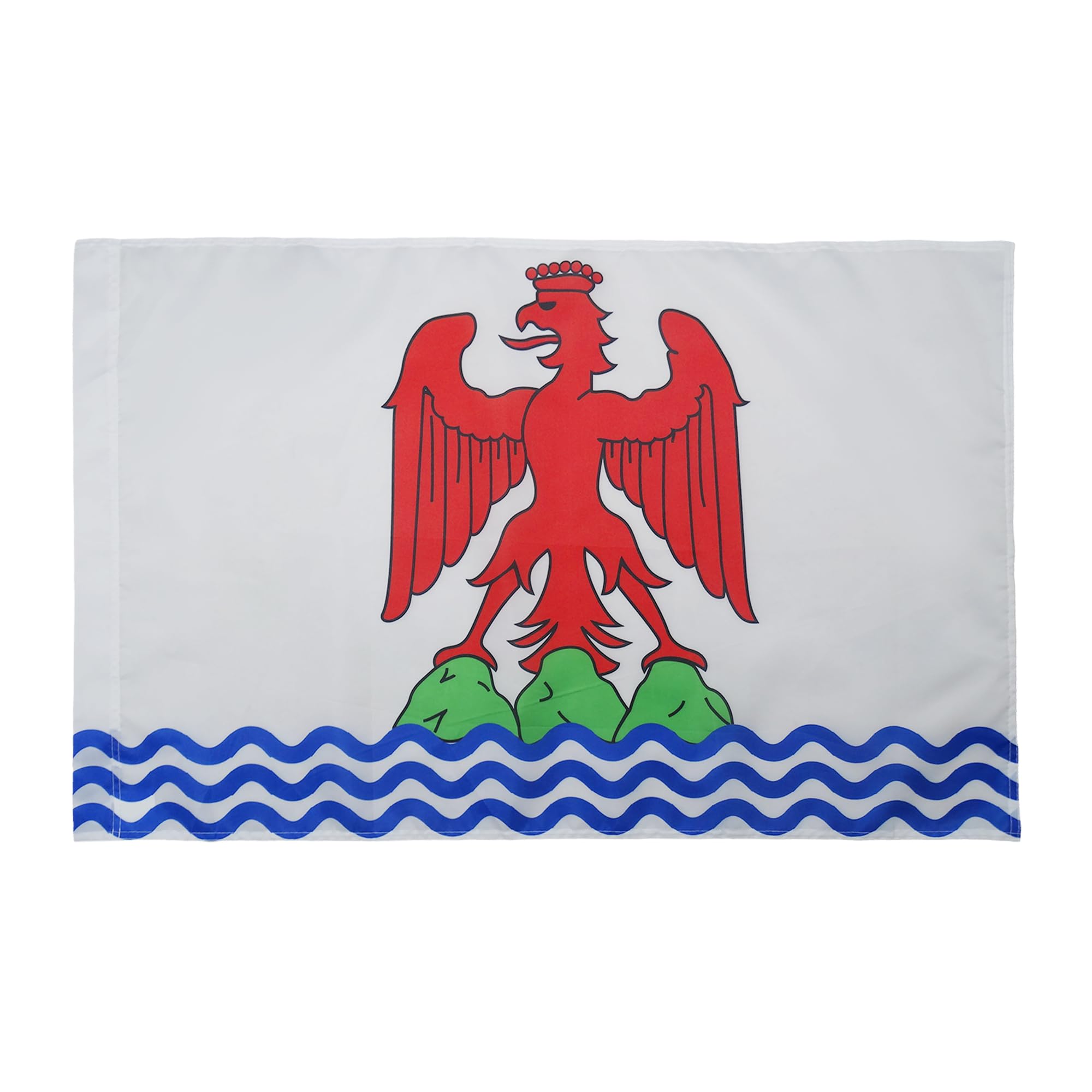 AZ FLAG French County of Nice Flag 2' x 3' for a pole - France - Niçard Country flags 60 x 90 cm - Banner 2x3 ft with hole