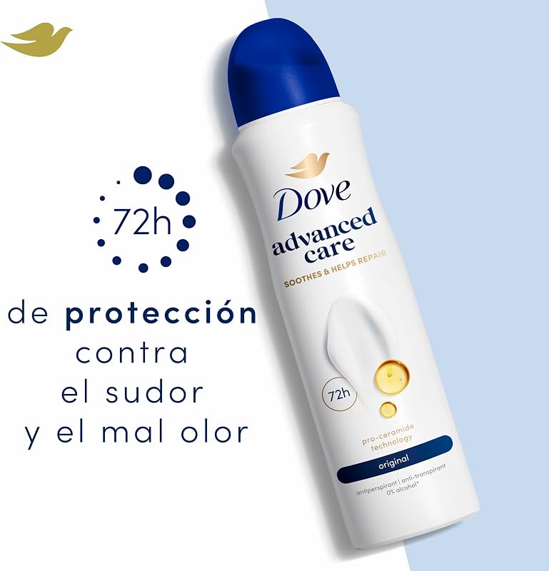 Advanced Care Desodorante Original Protección 72 horas Spray 150ml x6