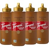 Torani Puremade Pumpkin Pie Dessert &amp; Drink Sauce, 16.5 fl oz, 4 Pack