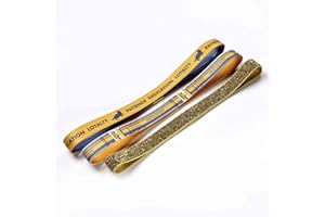 Official Harry Potter Hufflepuff Elastic Headband Set by The Carat Shop