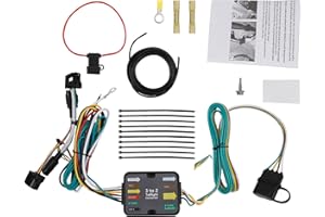 Dasbecan 56377 Trailer Wiring Harness Compatible with Mazda CX-5 2017 2018 2019 2020 2021 4-Pin Connector Towing Wiring Kit