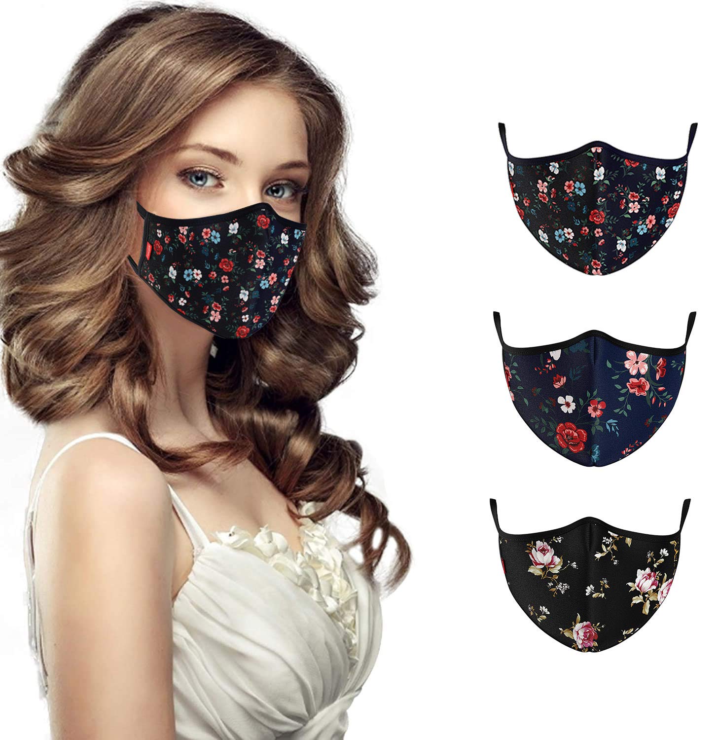 COOL Mask Unisex 3 Layer Reusable Washable Face Mask ( Pack of 3 )