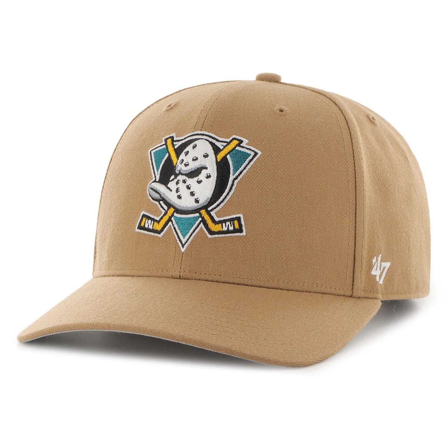 '47 Brand Low Profile Snapback Cap - ZONE Anaheim Ducks camel, One Size
