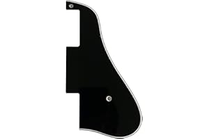 HANSHILUNPING Electric Guitar Pickguard for Epiphone ES-339 Style (4 Ply Black)
