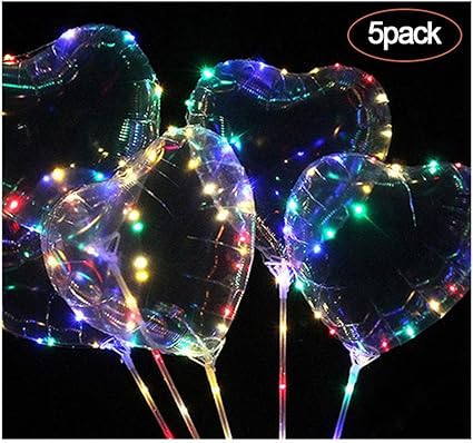 globos led iluminados paquete