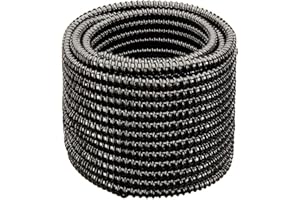HydroMaxx® Non Kink, Corrugated, Flexible PVC Water Garden Hose and Pond Tubing. Thick Wall. US/UL Sizing (1" Dia x 50 ft)