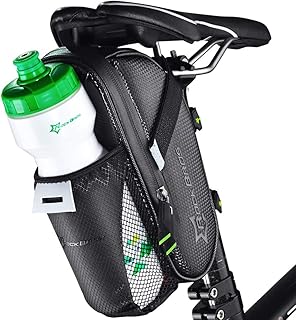 ROCKBROS Satteltasche Fahrrad Tasche Mit Flaschenhalter Wasserdicht Kratzfest Reflektierend