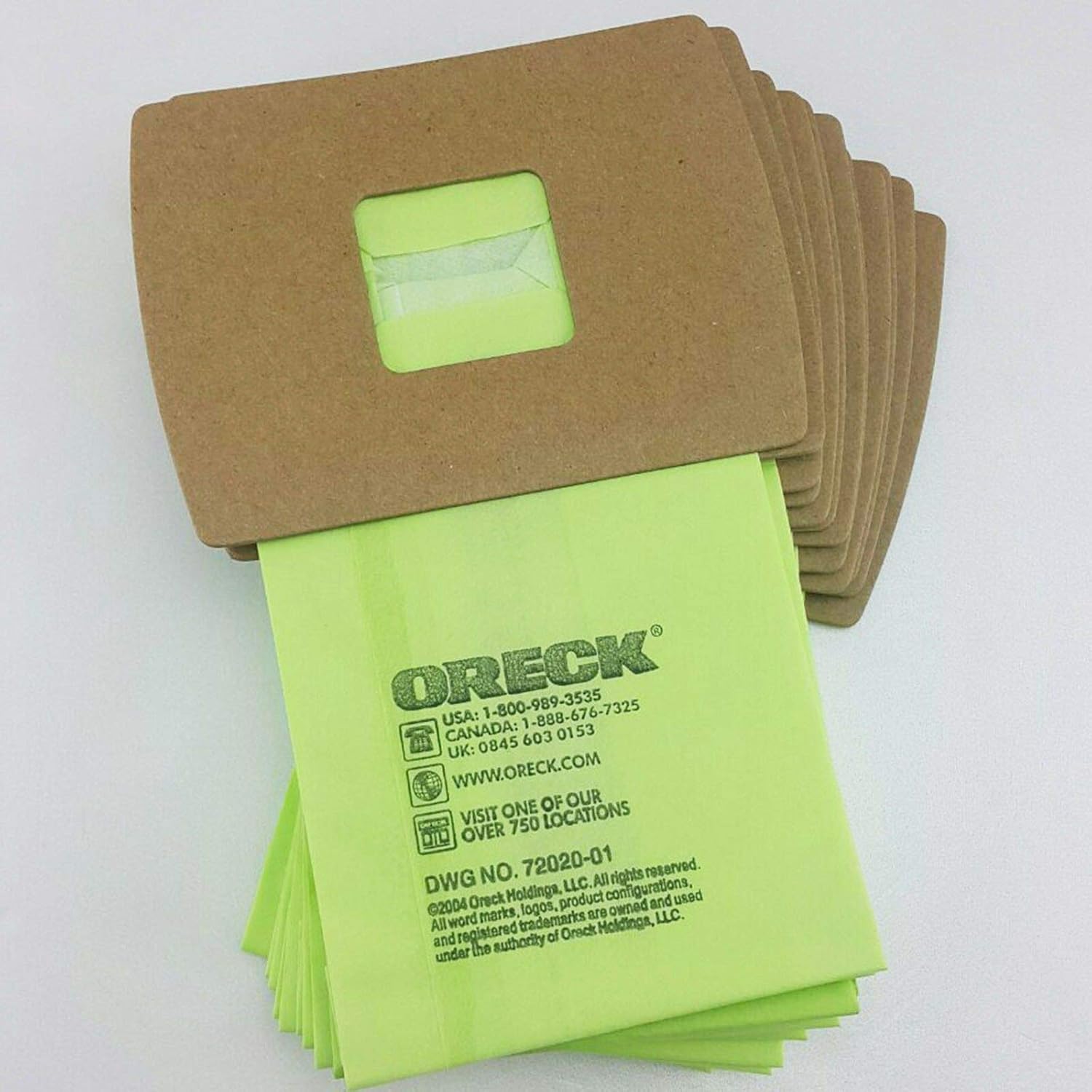 Genuine Oreck XL Buster B Canister Vacuum Bags PKBB12DW Housekeeper Bag 12 Pack -