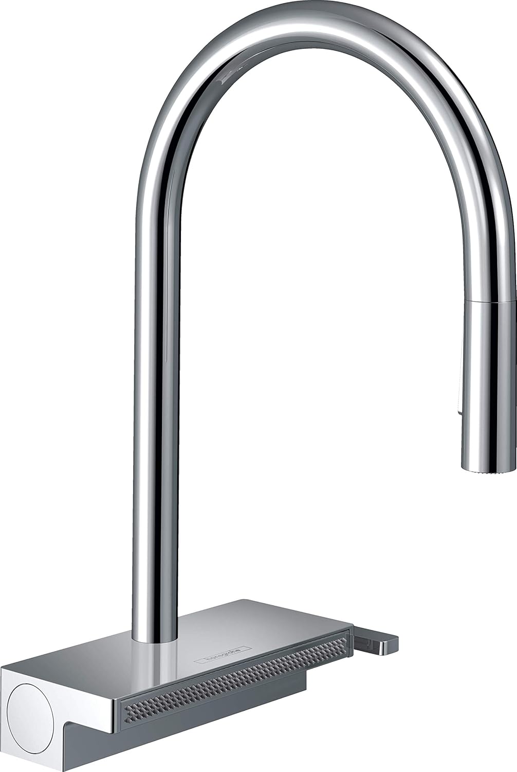Hansgrohe Aquno Select 1 Handle 15 Inch Tall Kitchen Faucet With Pull Down Sprayer With Quickclean Magnetic Docking Spray Head In Chrome