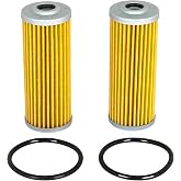 XYZIL 2X Fuel Filter MIU804763 M801101 CH10479 Compatible with John Deere 655 755 756 770 790 850 855 900 950 1050 1025R 1026R 2025R Z994R 1445 1545 XUV865E XUV855D X740 X748 X950R Mower Tractor Gator