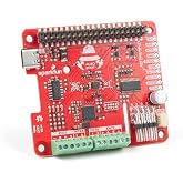 SparkFun Auto pHAT Compatible with Raspberry Pi Google Coral Jetson &amp; More | All-in-One Robotics package Add functionality single-board computers Drive 2 small DC motors &amp; 4 servos