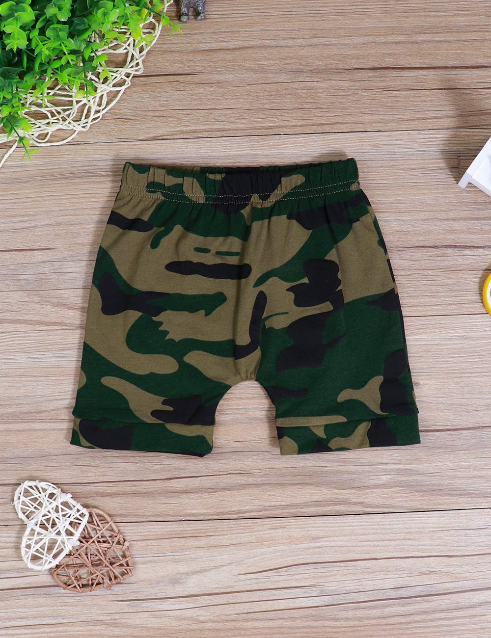 Toddler Baby Infant Boy Clothes Mr Steal Your Girl Vest +Camouflage Shorts Outfit Set（612