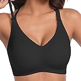 UIMERO Bras for Women No Underwire Supportive Push Up Sports Jelly Bras Comfort Full Coverage Everyday Seamless T Shirt Bras