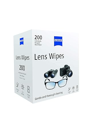 Zeiss Reinigungstücher für Objektive, 200 Stück.