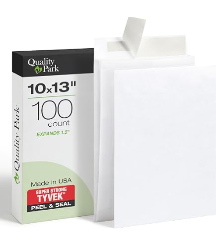 Amazon.com: Quality Park Tyvek Envelopes, 100 Pack, Large 10 x 13
