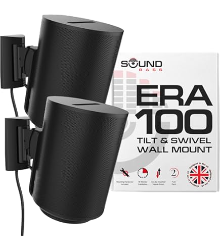 Amazon.com: Sonos Era 100-2 Pack Bundle Set - Wireless Voice