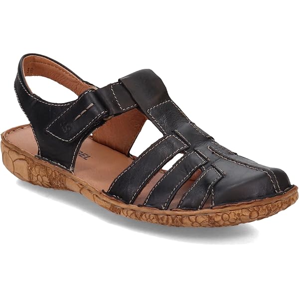 Josef Seibel Rosalie 45 Women's Fisherman Sandal - Leather, Adjustable Strap, Cushioned Footbed