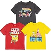 Spongebob Squarepants Squidward 3 Pack T-Shirts Toddler to Big Kid