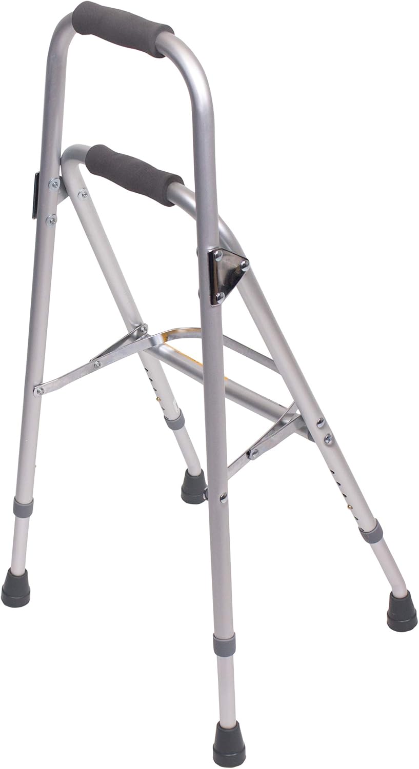 Carex Folding Hemi Walker - One Handed Walker for Seniors - Side Arm Style Walker: Health & Personal Care