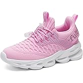 HSQ Boys Girls Tennis Shoes Kids Breathable Sneakers Ultra-Light Athletic Running Shoes for Toddler/Little Kid/Big Kid