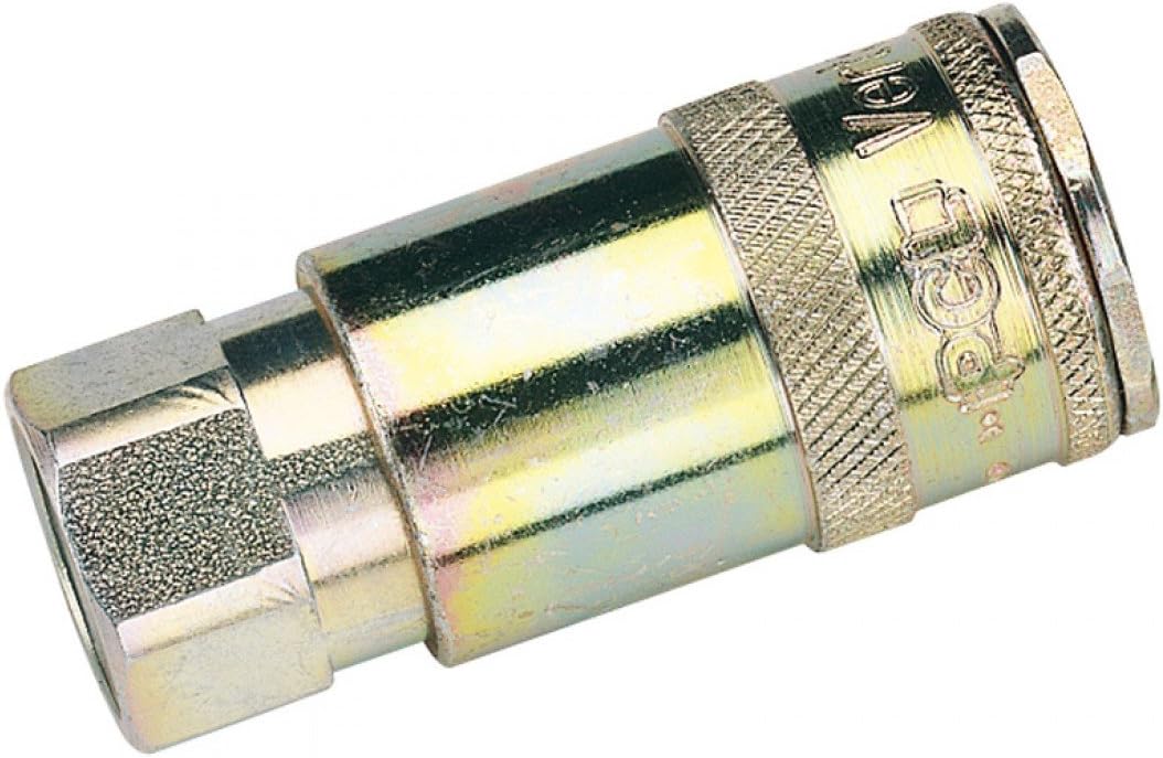 Draper 51404 Vertex Taper Air Line Coupling with Female Thread, 3/8" BSP , Blue