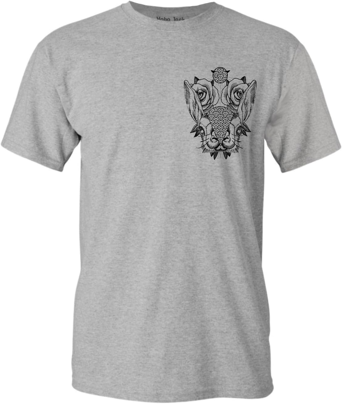 Hobo Jack - Rabbit Mind - Goose Phat Collab - Grey Tee T-Shirt