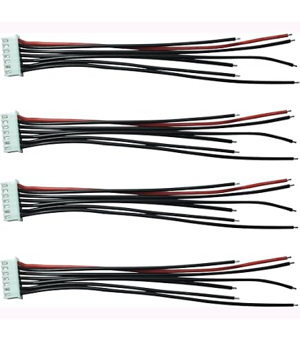 Apex RC Products JST-XH 4S Balance Plug W/ 6 / 150mm Wire Lead - 5