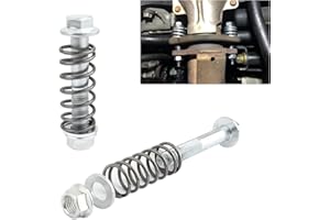 CARLEEF M8x1.25x75mm Exhaust Bolts and Nuts Kit,Includes 2 Sets Exhaust Manifold Bolts+Exhaust Springs+Nuts+Gaskets,Auto Parts Replacement Exhaust Bolt and Spring Hardware Kit (M8x1.25)
