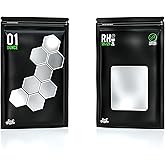 Sweet Decades Offical 1 Ounce Bags - 50 Pack Terpene Curing 58%-62% RH Humidity 2-Way Control Lock & Seal Storage & Curing Ba