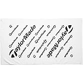 TaylorMade Golf Tour Towel, White Small