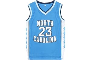 hbmrakra Classic Men's Basketball Jersey North Carolina Embroidery Unisex Fans # 23 Basketball Shirt