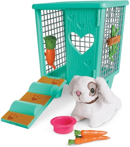Jouet American Girl "Class Pet Hamster" Avec Cage, Roue, Livre - Figurine Interactive - Neuf