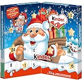KINDER Christmas 2025 Advent Calendar, 24 Assorted Christmas Chocolates, 113g