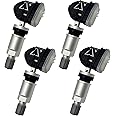 TPMS Sensor GM, 433Mhz Tire Pressure Monitoring System Sensor Compatible with Chevy Malibu Silverado Impala Cruze,Buick Regal Lacrosse GMC Cadillac, Replacement for 13598773 13516165, 4 Pack