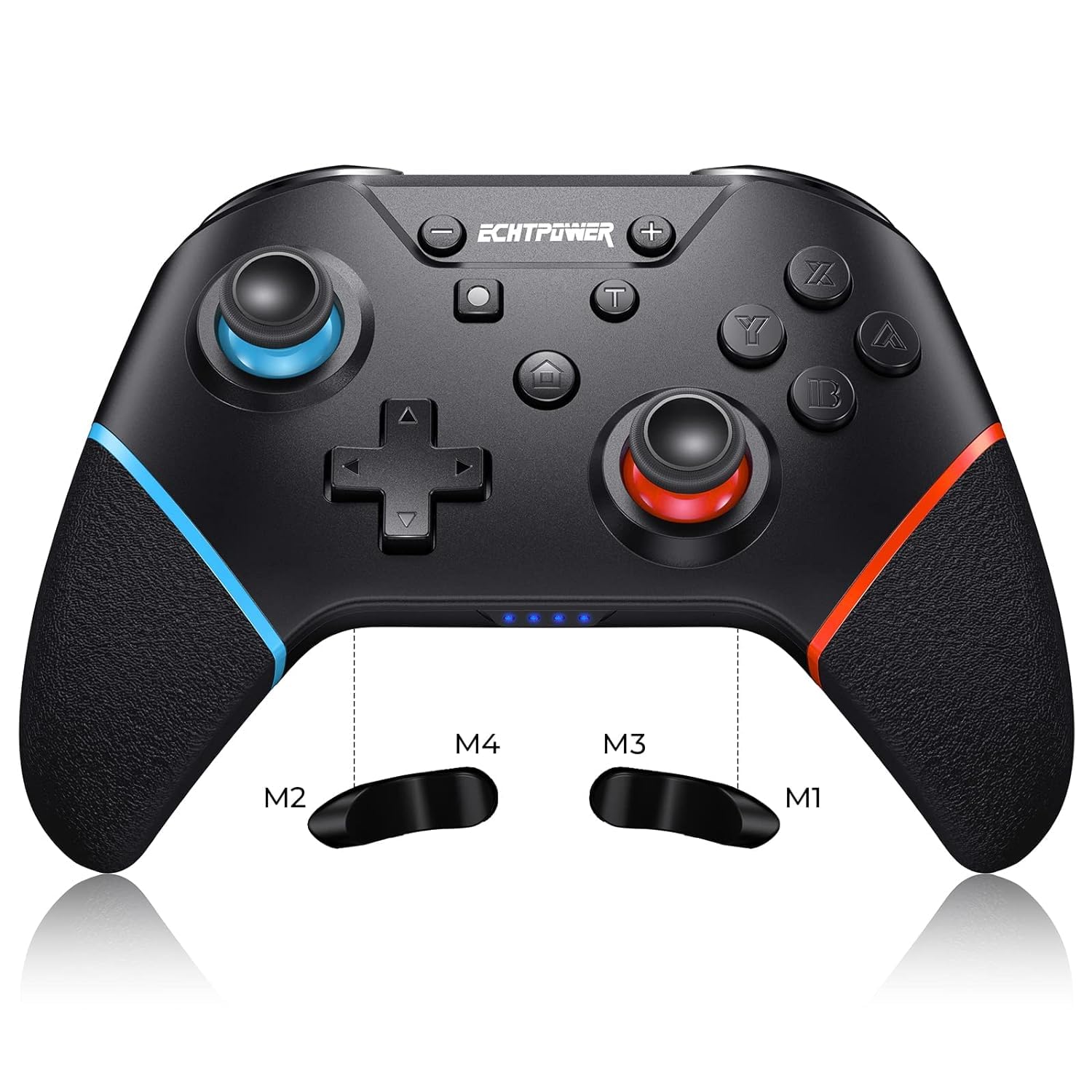 ECHTPower Switch Pro Controller for Switch/Switch Lite/Switch Oled, Wireless Switch Controller with Custom Buttons,Turbo,Vibration,Motion Control