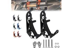 Heavy Duty Metal Rubber Shovel Mount Kit, Quick Release Shovel and Axe Holder for Roof Rack, Truck Bed, ATV, UTV, RV, Trailer