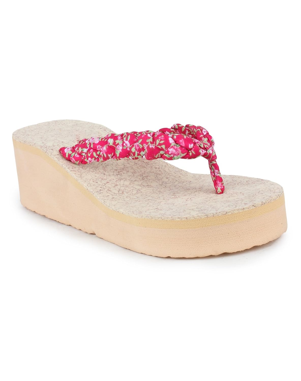 appe women's pink synthetic casual wedges::appe-0045pink